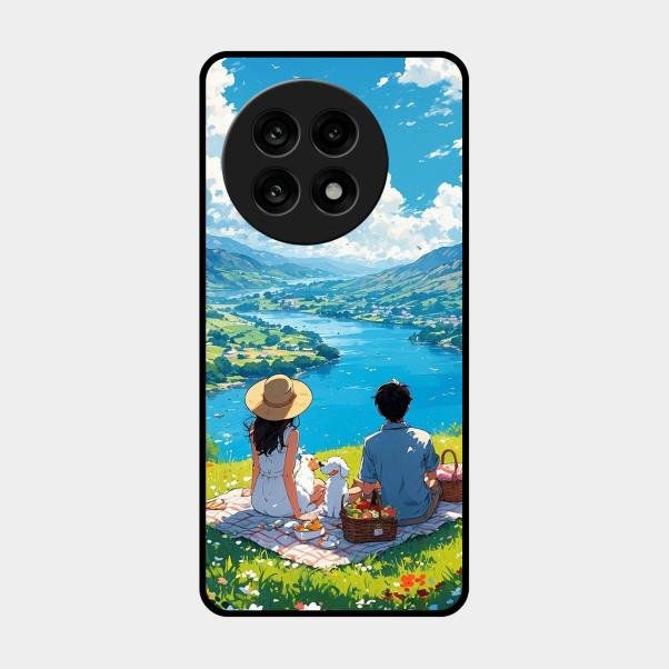 Lakeside Whimsy Glass Case Cover For Oneplus 13R 5G
