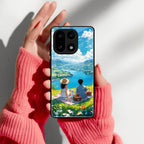 Lakeside Whimsy Glass Case Cover For OnePlus 15 5G