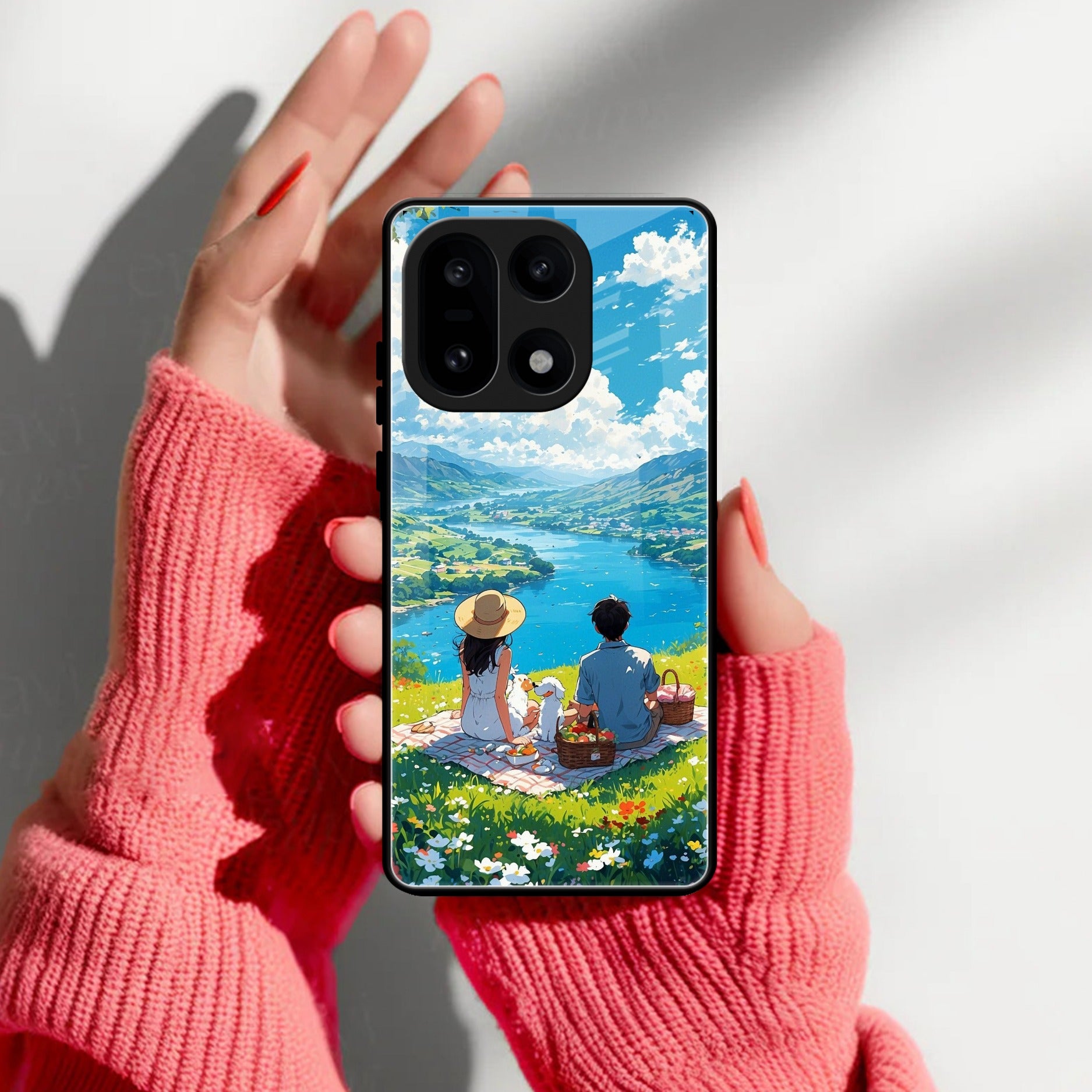 Lakeside Whimsy Glass Case Cover For OnePlus 15 5G