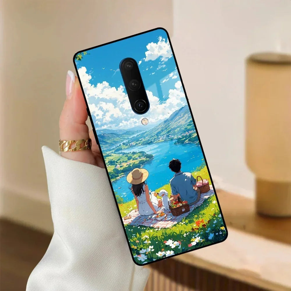 Lakeside Whimsy Glass Case Cover For OnePlus - ShopOnCliQ