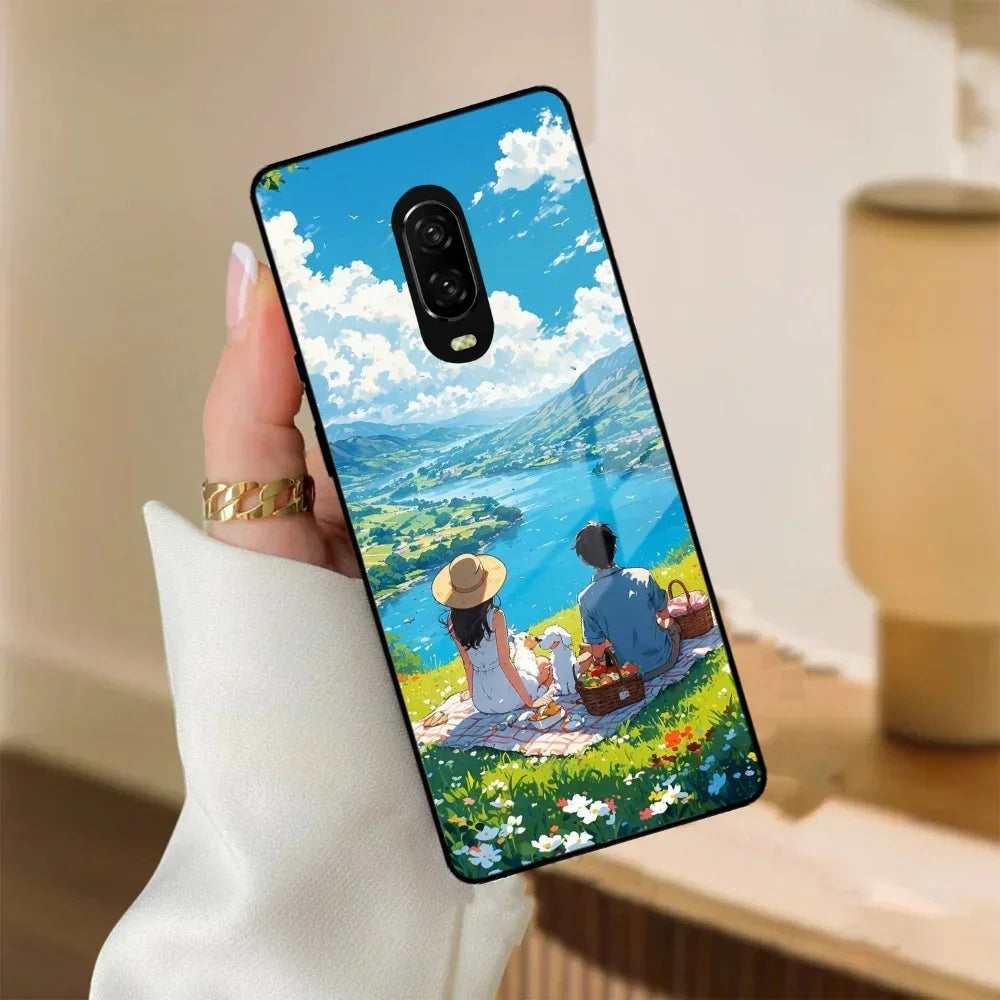 Lakeside Whimsy Glass Case Cover For OnePlus - ShopOnCliQ
