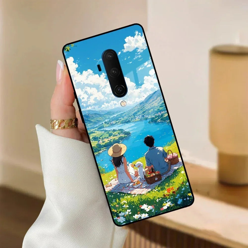 Lakeside Whimsy Glass Case Cover For OnePlus - ShopOnCliQ