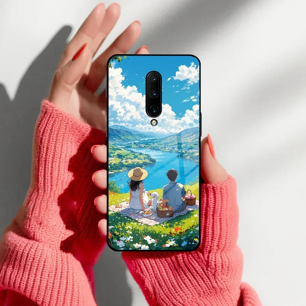 Lakeside Whimsy Glass Case Cover For OnePlus - ShopOnCliQ