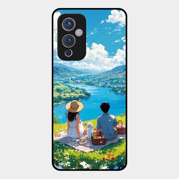 Lakeside Whimsy Glass Case Cover For Oneplus 9 5G
