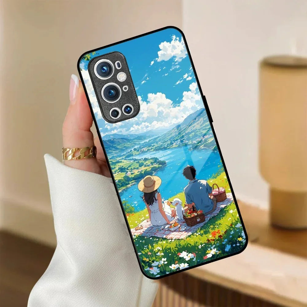 Lakeside Whimsy Glass Case Cover For OnePlus - ShopOnCliQ