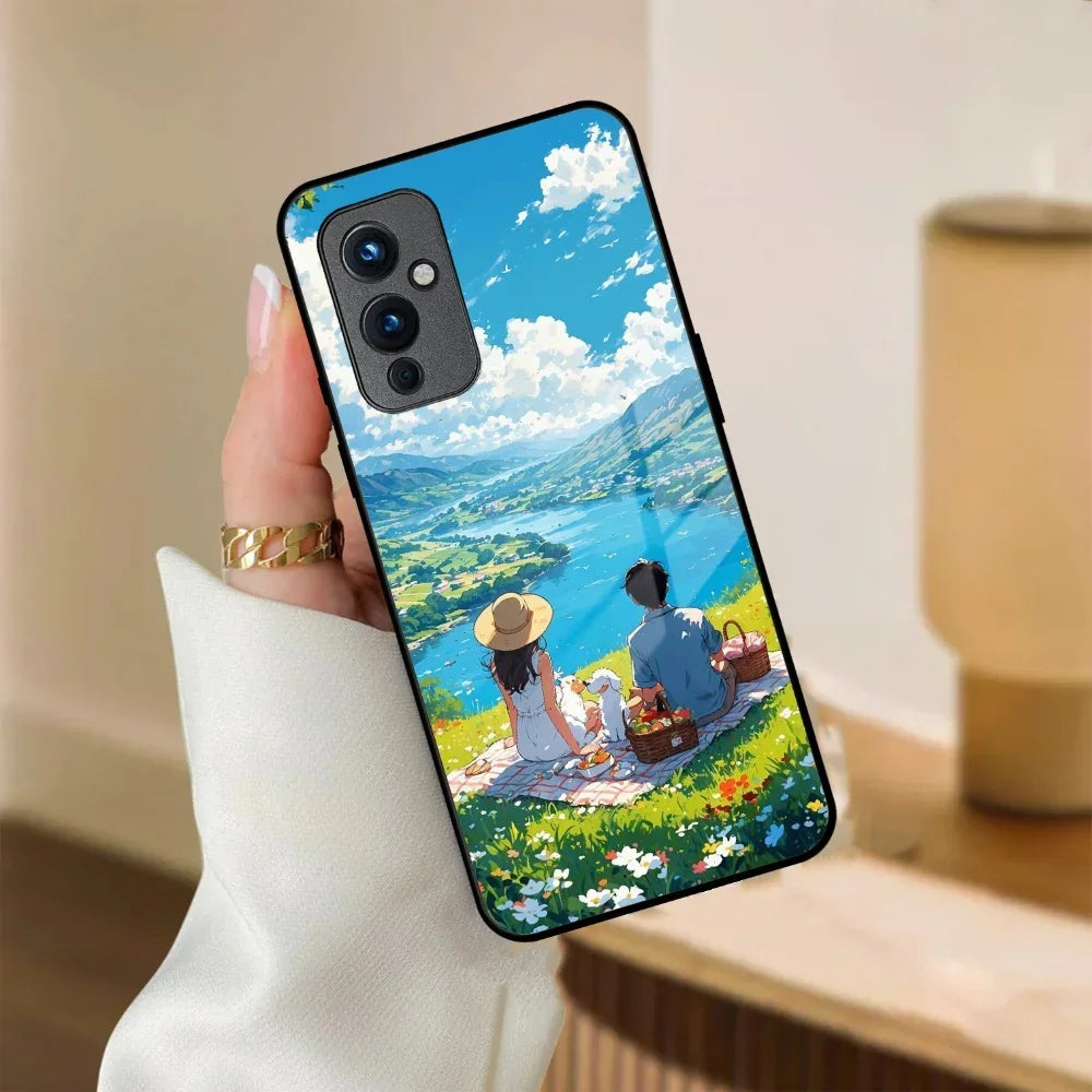 Lakeside Whimsy Glass Case Cover For OnePlus - ShopOnCliQ