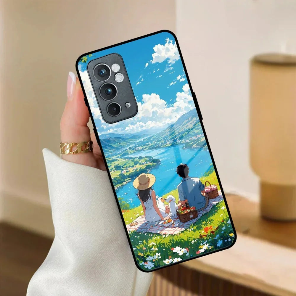 Lakeside Whimsy Glass Case Cover For OnePlus - ShopOnCliQ