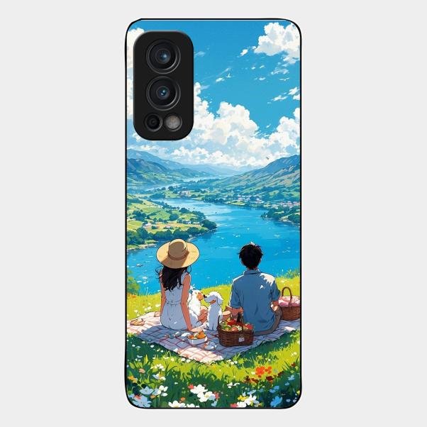 Lakeside Whimsy Glass Case Cover For Oneplus Nord 2 5G