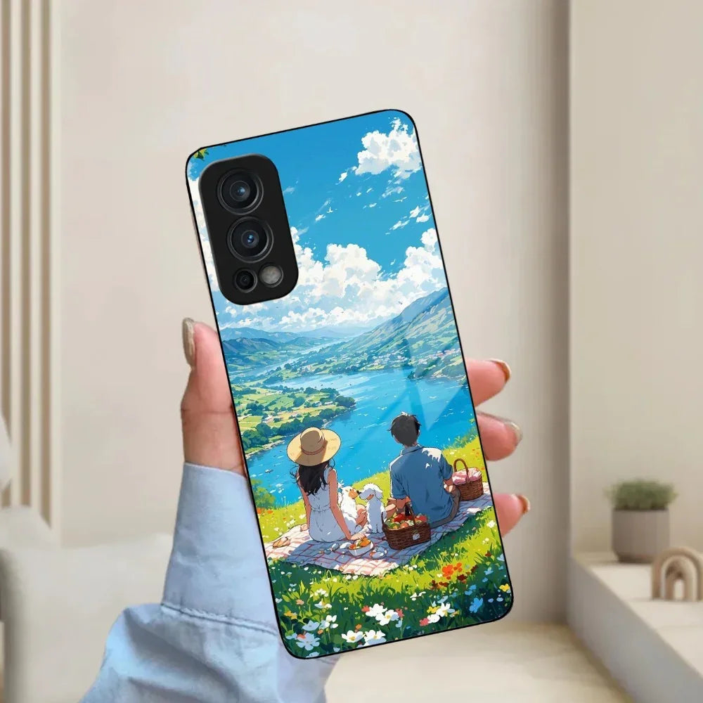 Lakeside Whimsy Glass Case Cover For OnePlus - ShopOnCliQ
