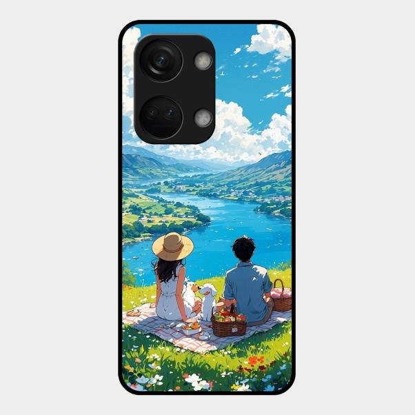 Lakeside Whimsy Glass Case Cover For Oneplus Nord 3 5G