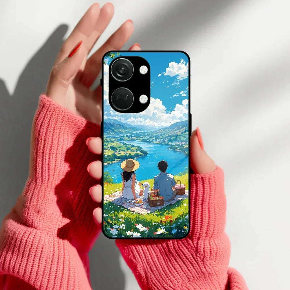 Lakeside Whimsy Glass Case Cover For OnePlus - ShopOnCliQ