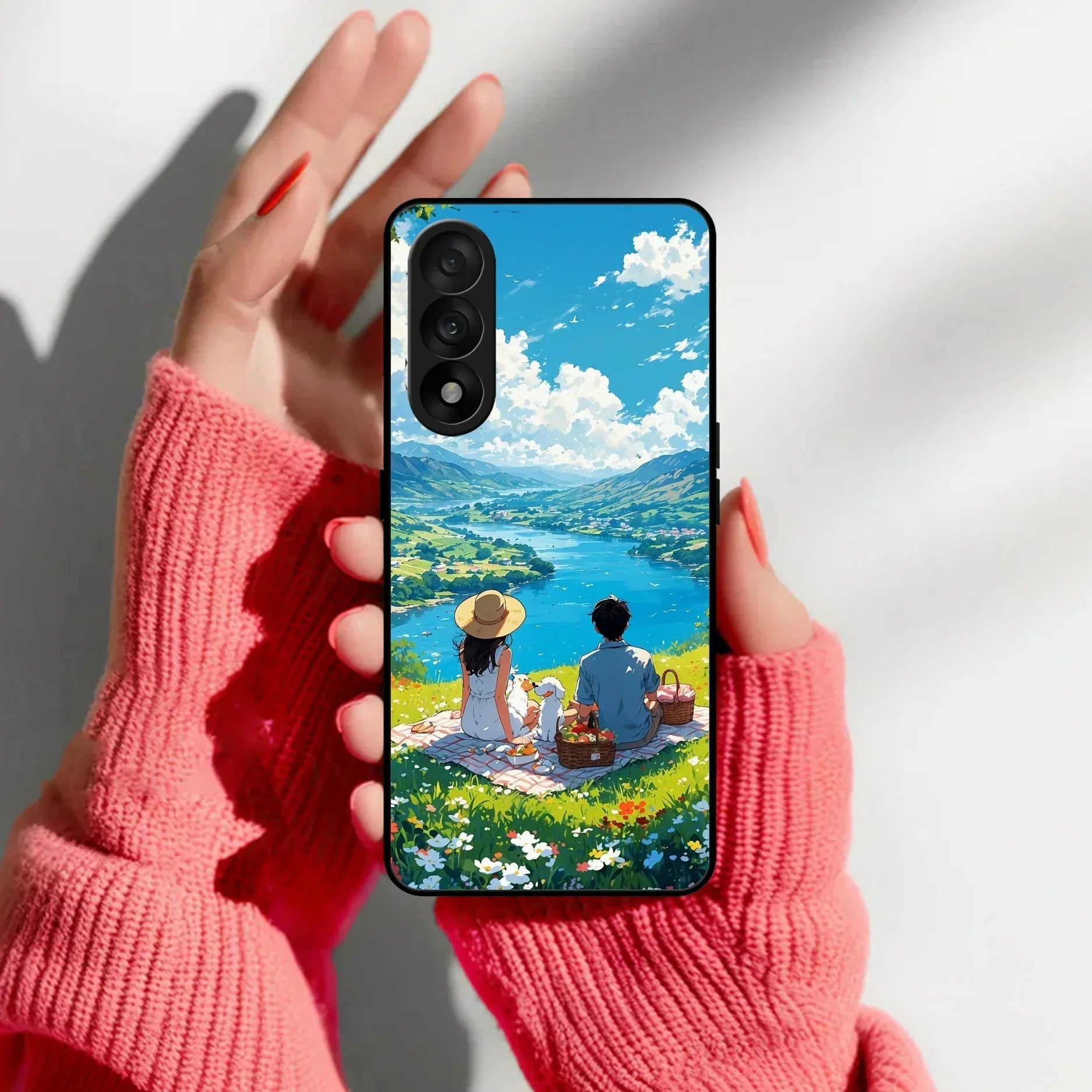 Lakeside Whimsy Glass Case Cover For OnePlus - ShopOnCliQ