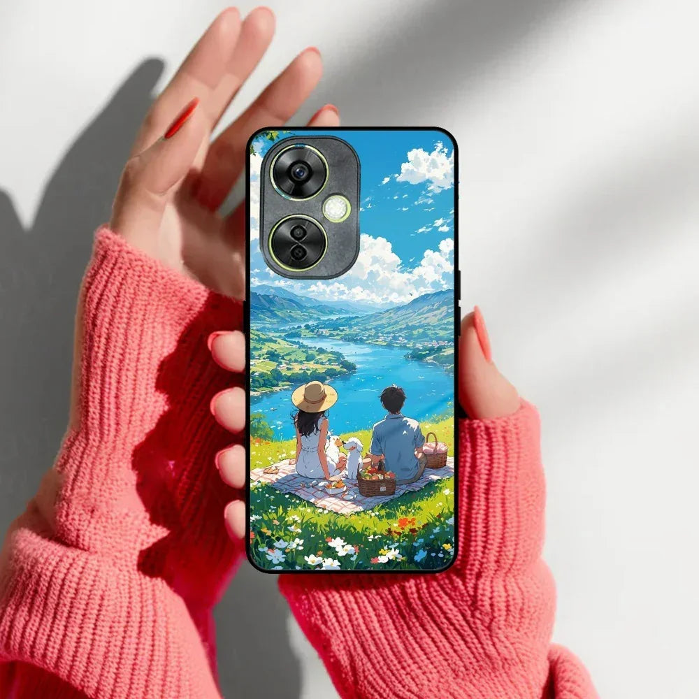 Lakeside Whimsy Glass Case Cover For OnePlus - ShopOnCliQ