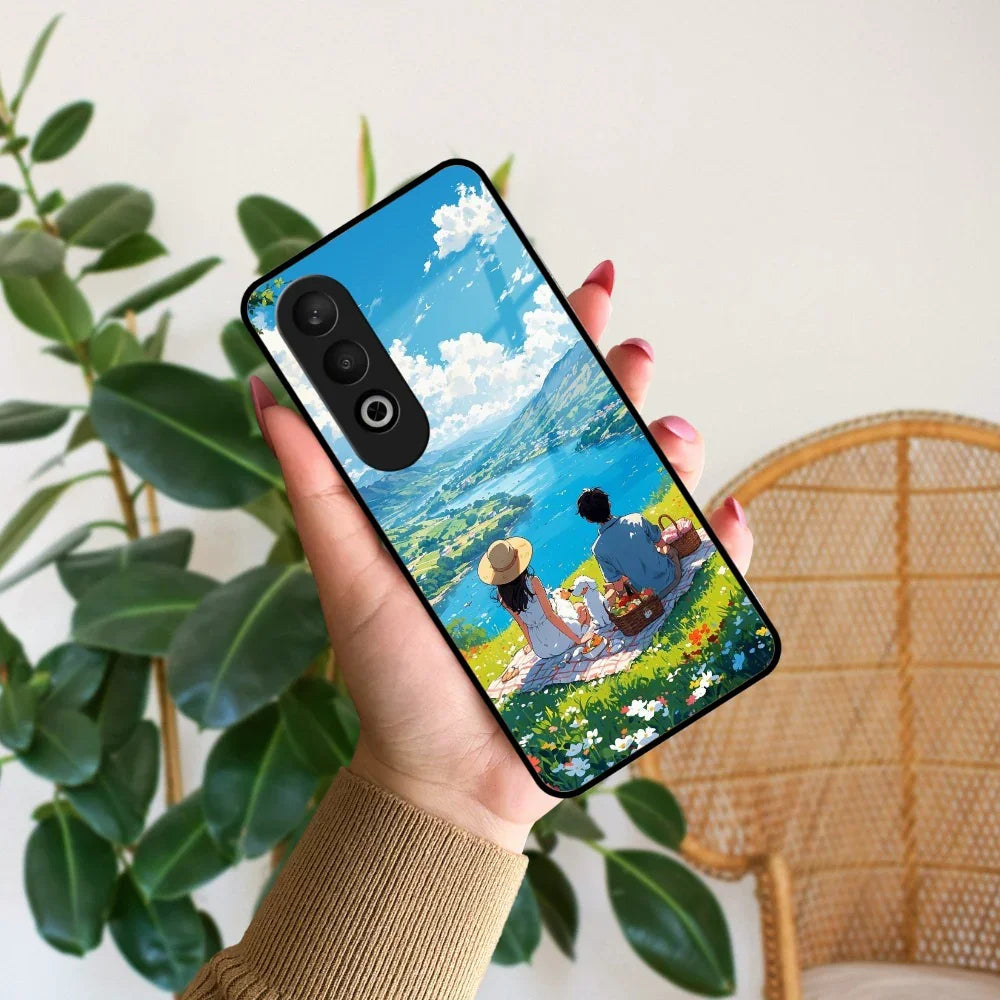 Lakeside Whimsy Glass Case Cover For OnePlus - ShopOnCliQ