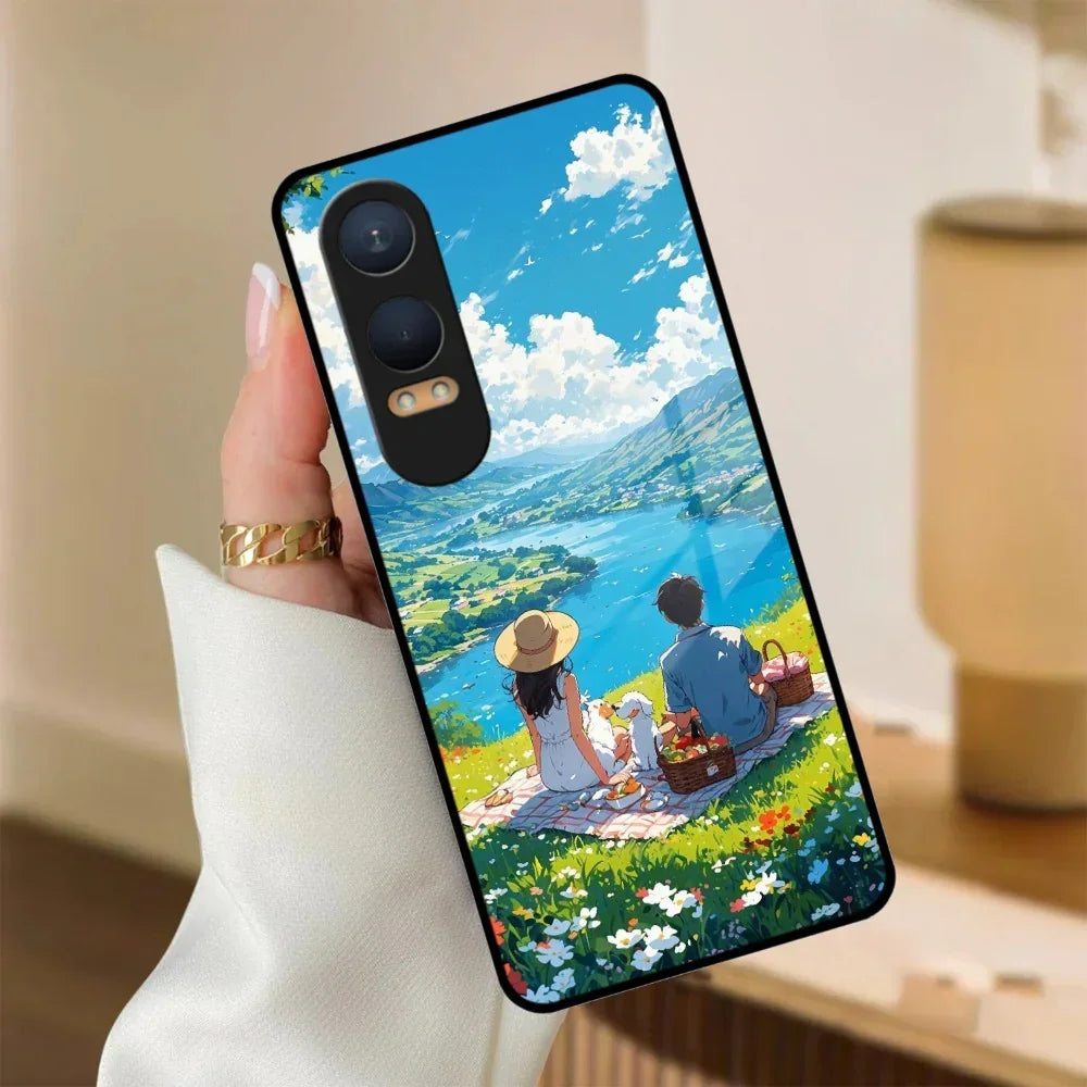 Lakeside Whimsy Glass Case Cover For OnePlus - ShopOnCliQ