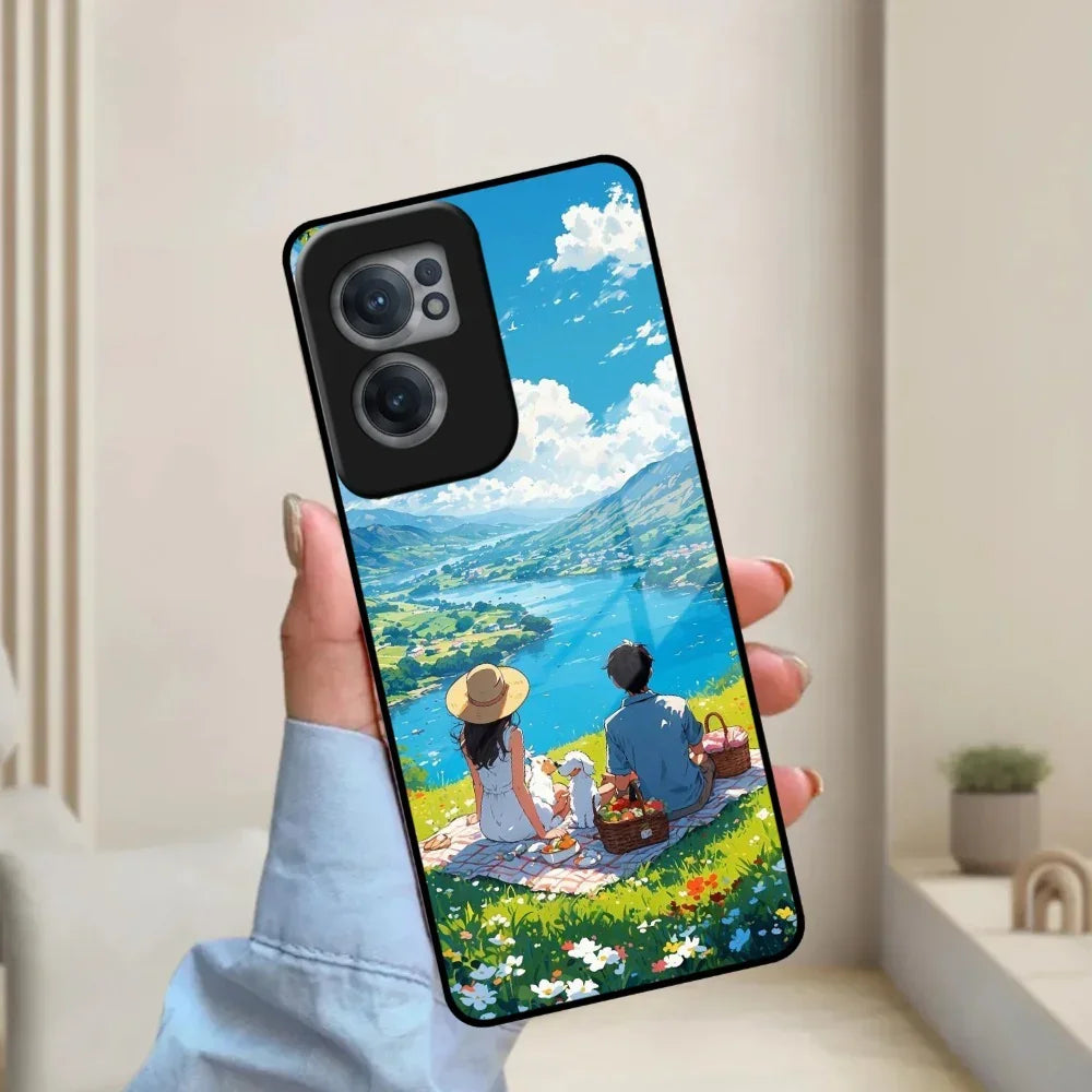 Lakeside Whimsy Glass Case Cover For OnePlus - ShopOnCliQ