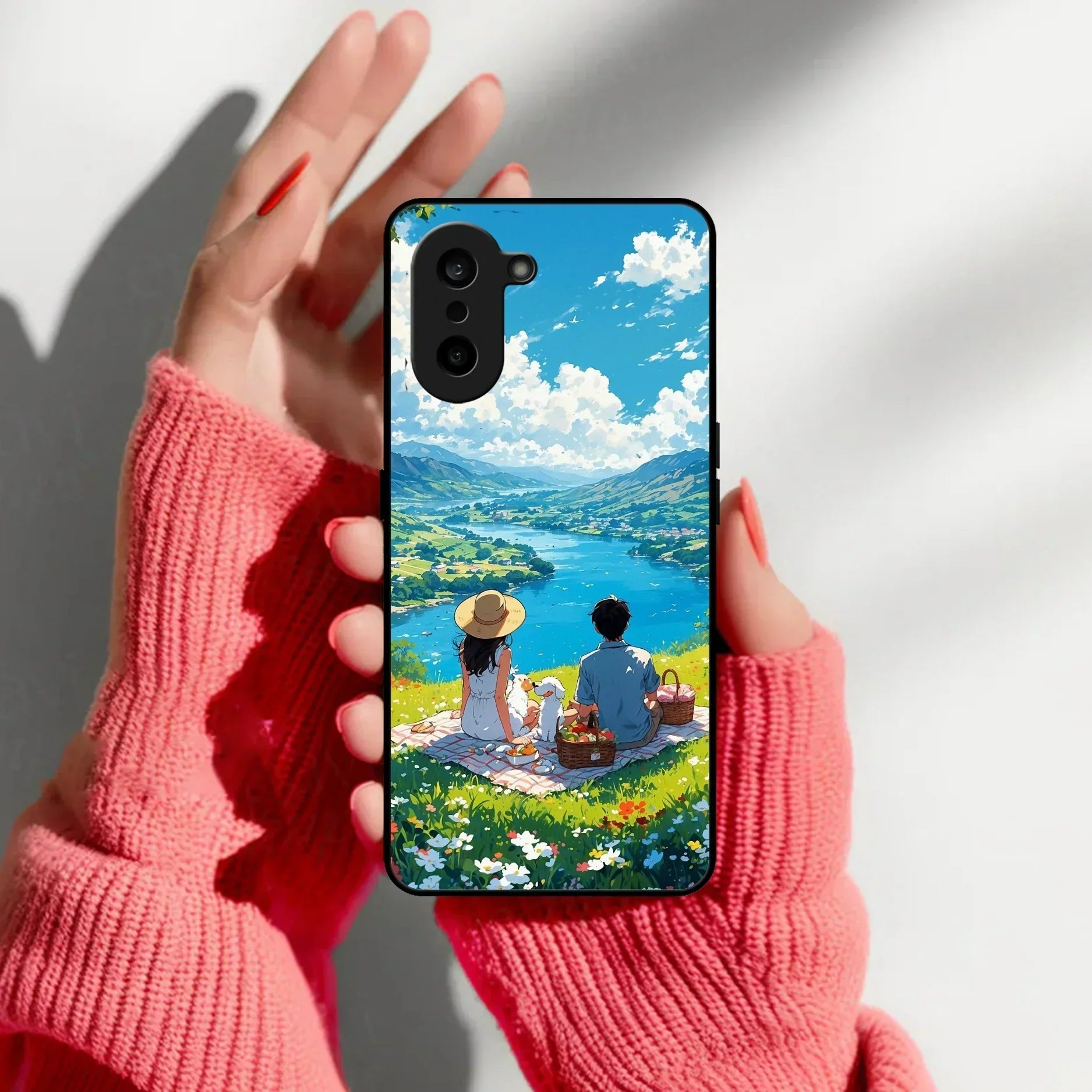 Lakeside Whimsy Glass Case Cover For OnePlus - ShopOnCliQ