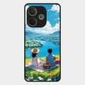Lakeside Whimsy Glass Case Cover For Oppo A5 Pro 5G