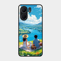 Lakeside Whimsy Glass Case Cover For Oppo A5X 5G