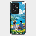 Lakeside Whimsy Glass Case Cover For Oppo A79 5G
