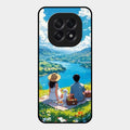 Lakeside Whimsy Glass Case Cover For Oppo F29 5G