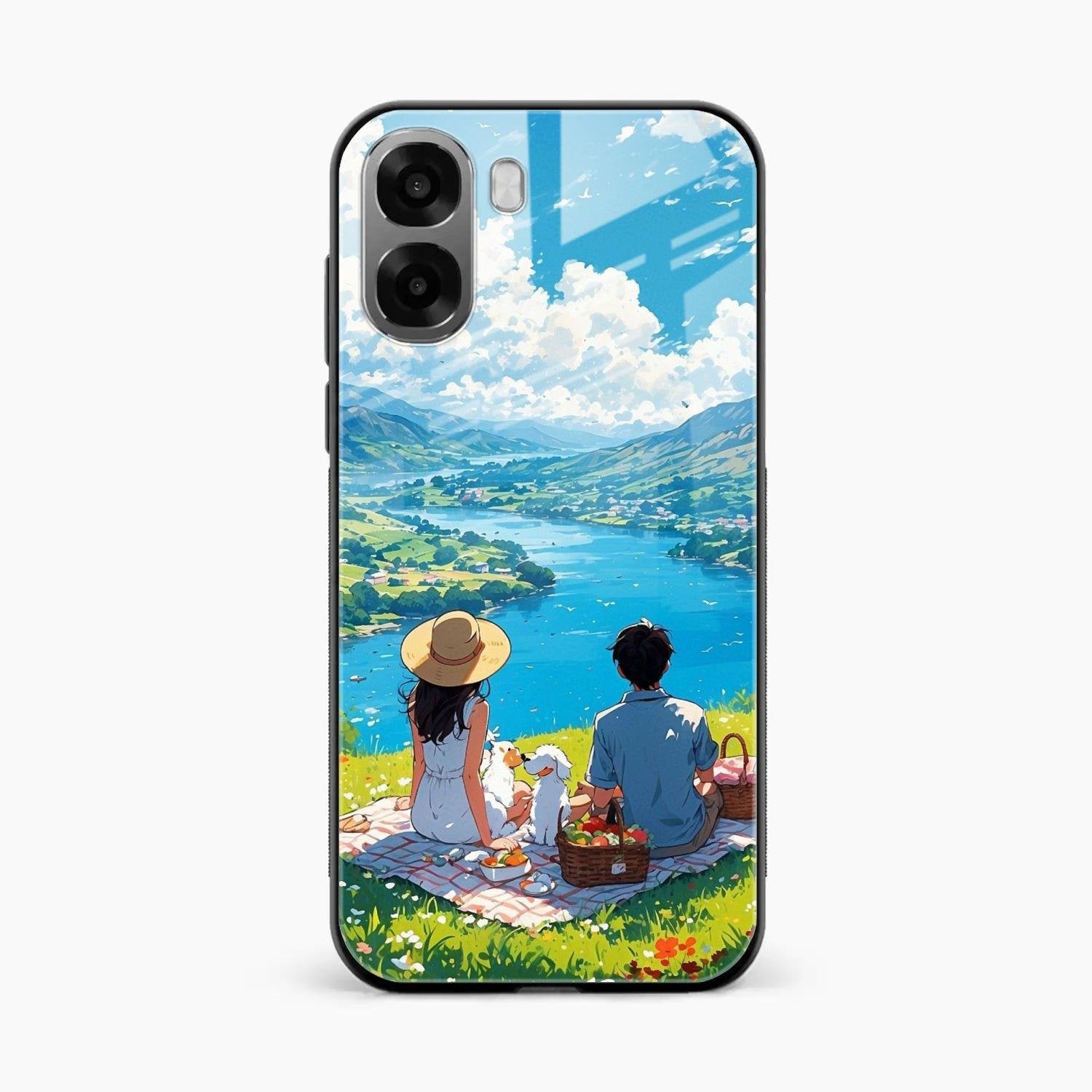 Lakeside Whimsy Glass Case Cover For Oppo K14x 5G