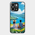 Lakeside Whimsy Glass Case Cover For Oppo Reno 14 Pro 5G