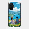 Lakeside Whimsy Glass Case Cover For Poco F7 5G