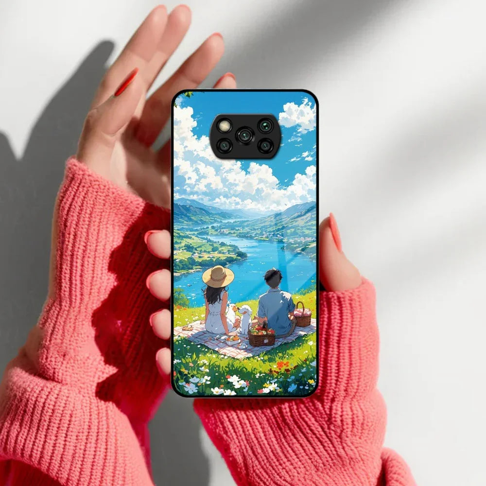 Lakeside Whimsy Glass Case Cover For Poco - ShopOnCliQ
