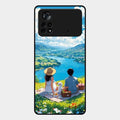 Lakeside Whimsy Glass Case Cover For Poco X4 Pro 5G