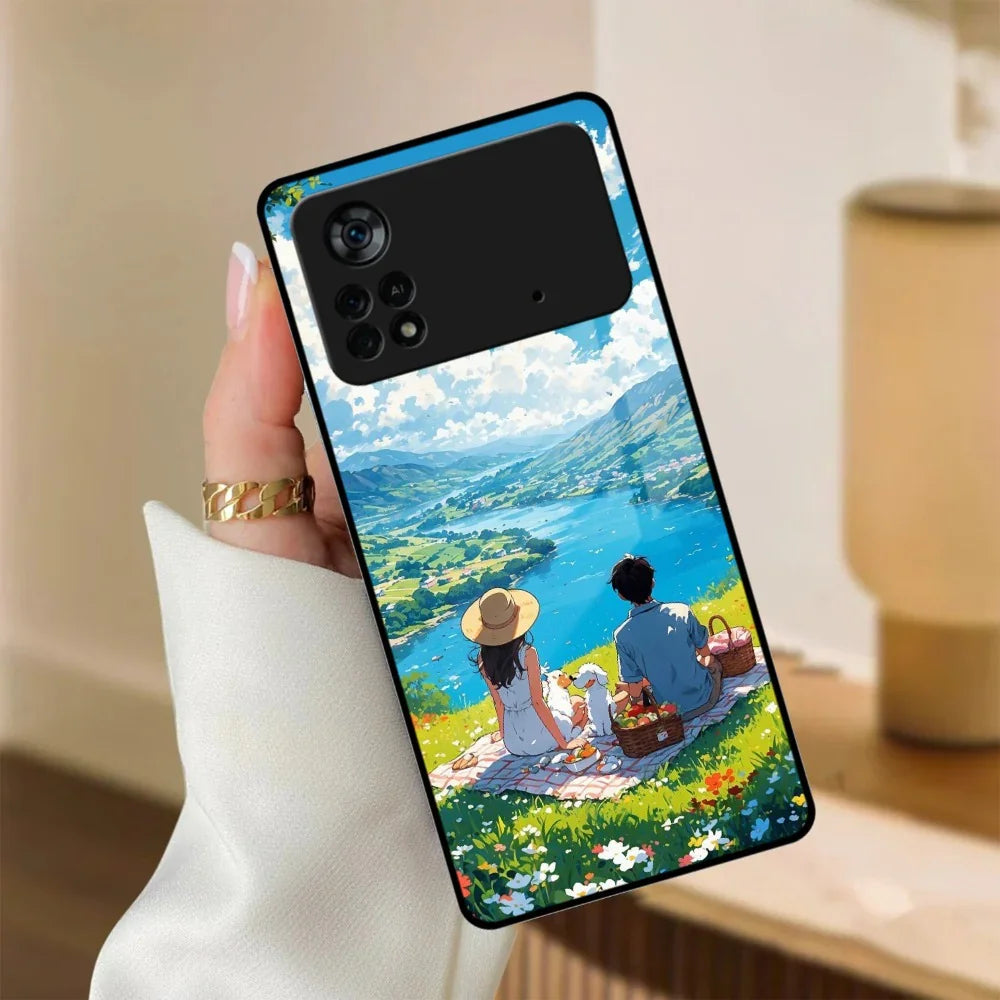Lakeside Whimsy Glass Case Cover For Poco - ShopOnCliQ