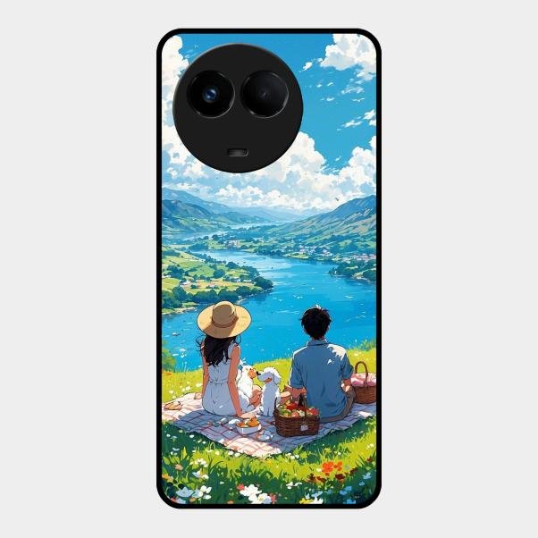 Lakeside Whimsy Glass Case Cover For Realme 11 5G