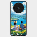 Lakeside Whimsy Glass Case Cover For Realme 11 Pro Plus 5G