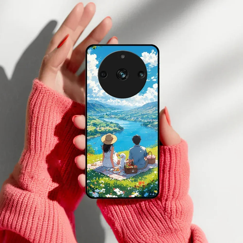 Lakeside Whimsy Glass Case Cover For Realme/Narzo - ShopOnCliQ
