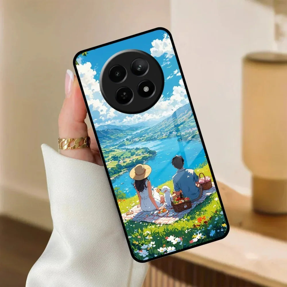Lakeside Whimsy Glass Case Cover For Realme/Narzo - ShopOnCliQ