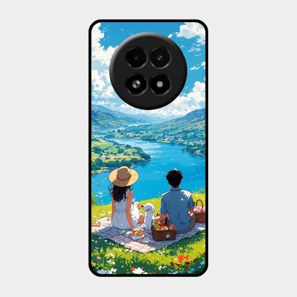 Lakeside Whimsy Glass Case Cover For Realme 13 5G