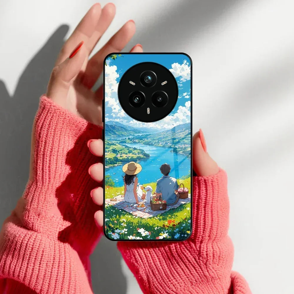 Lakeside Whimsy Glass Case Cover For Realme/Narzo - ShopOnCliQ
