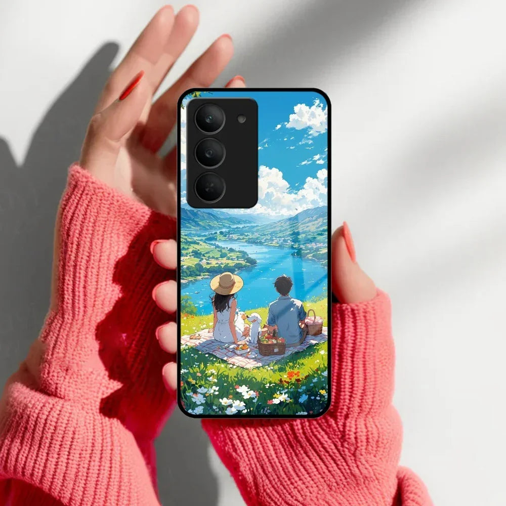 Lakeside Whimsy Glass Case Cover For Realme/Narzo - ShopOnCliQ
