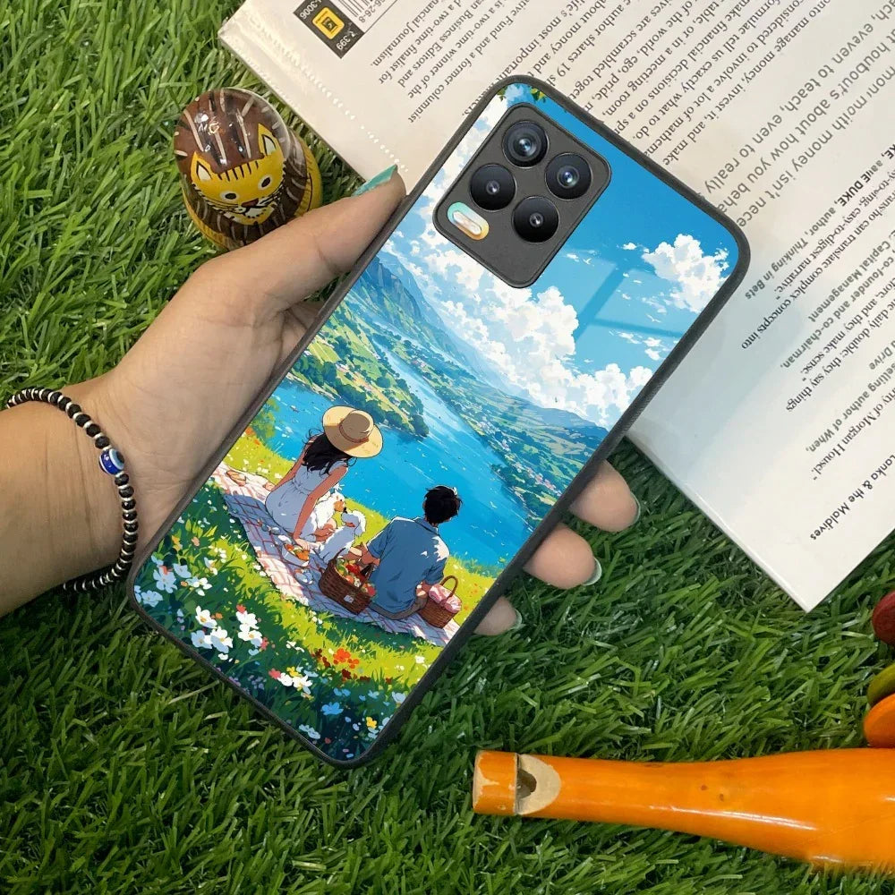 Lakeside Whimsy Glass Case Cover For Realme/Narzo - ShopOnCliQ