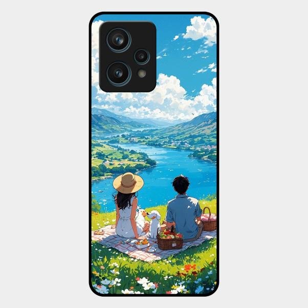 Lakeside Whimsy Glass Case Cover For Realme 9 Pro Plus 5G