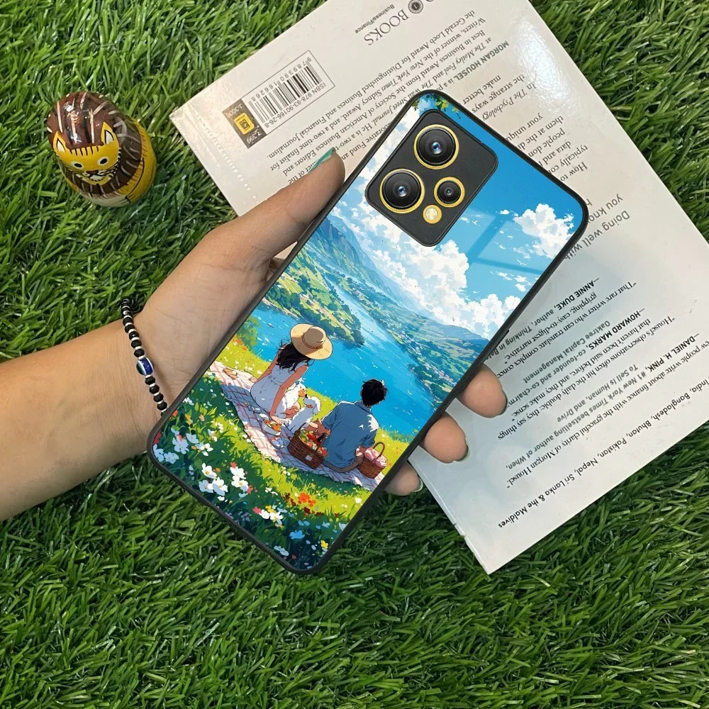Lakeside Whimsy Glass Case Cover For Realme/Narzo - ShopOnCliQ