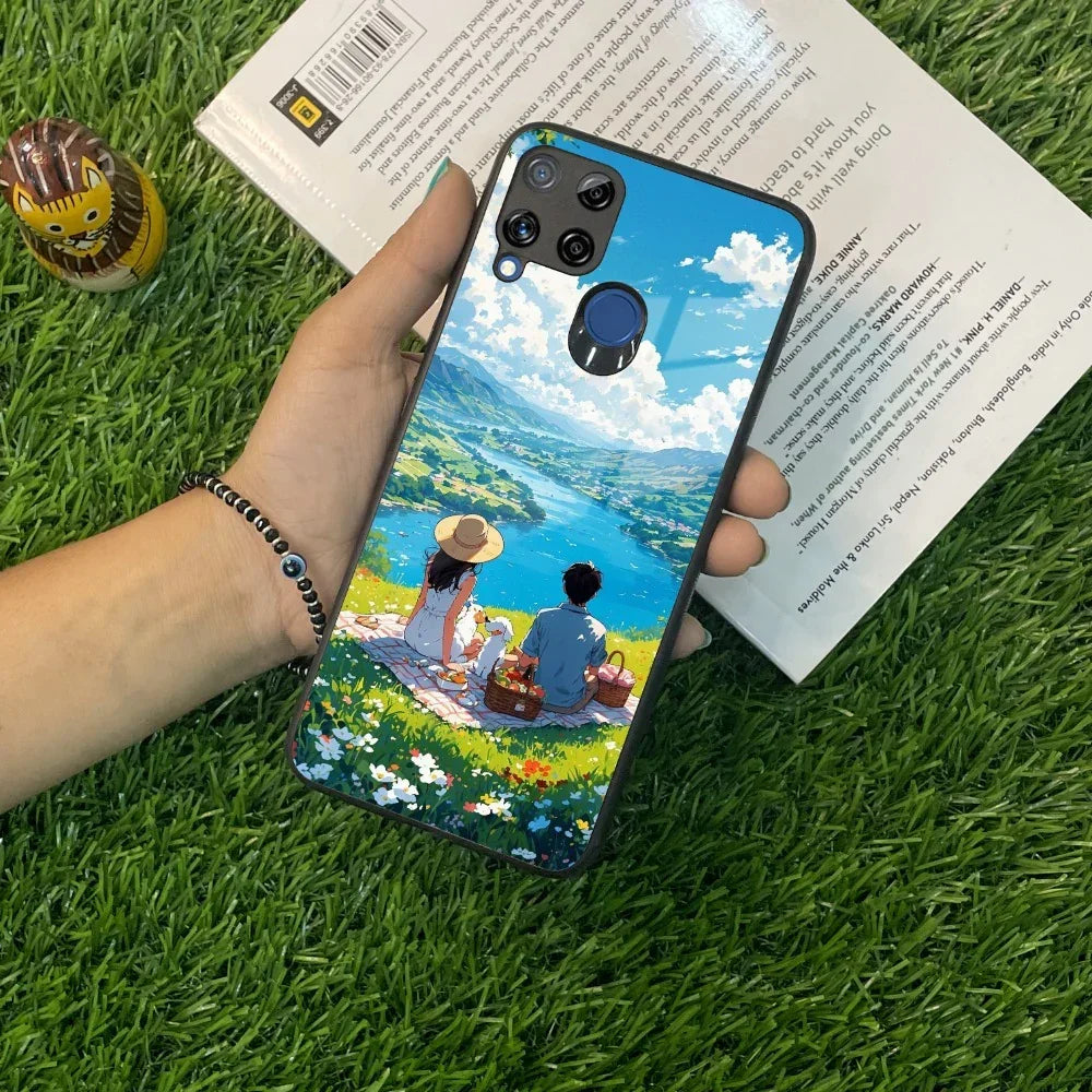 Lakeside Whimsy Glass Case Cover For Realme/Narzo - ShopOnCliQ