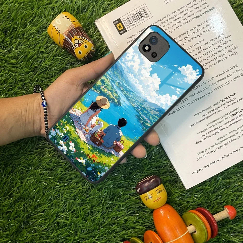 Lakeside Whimsy Glass Case Cover For Realme/Narzo - ShopOnCliQ
