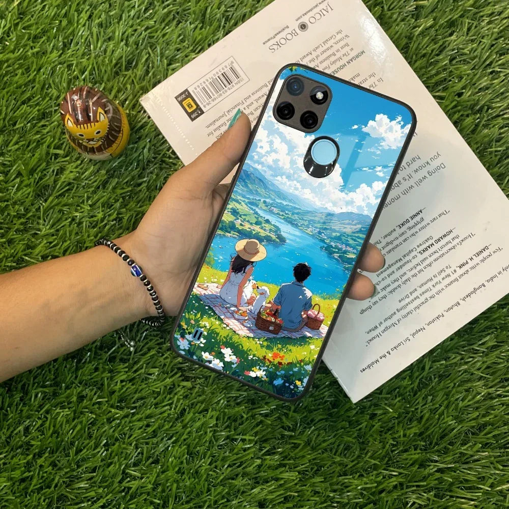Lakeside Whimsy Glass Case Cover For Realme/Narzo - ShopOnCliQ