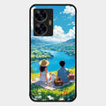 Lakeside Whimsy Glass Case Cover For Realme C55