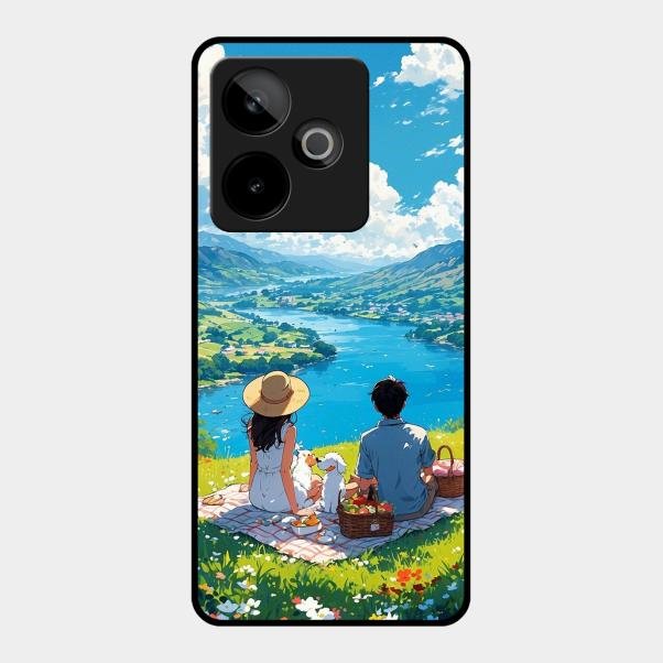 Lakeside Whimsy Glass Case Cover For Realme Gt 7 5G