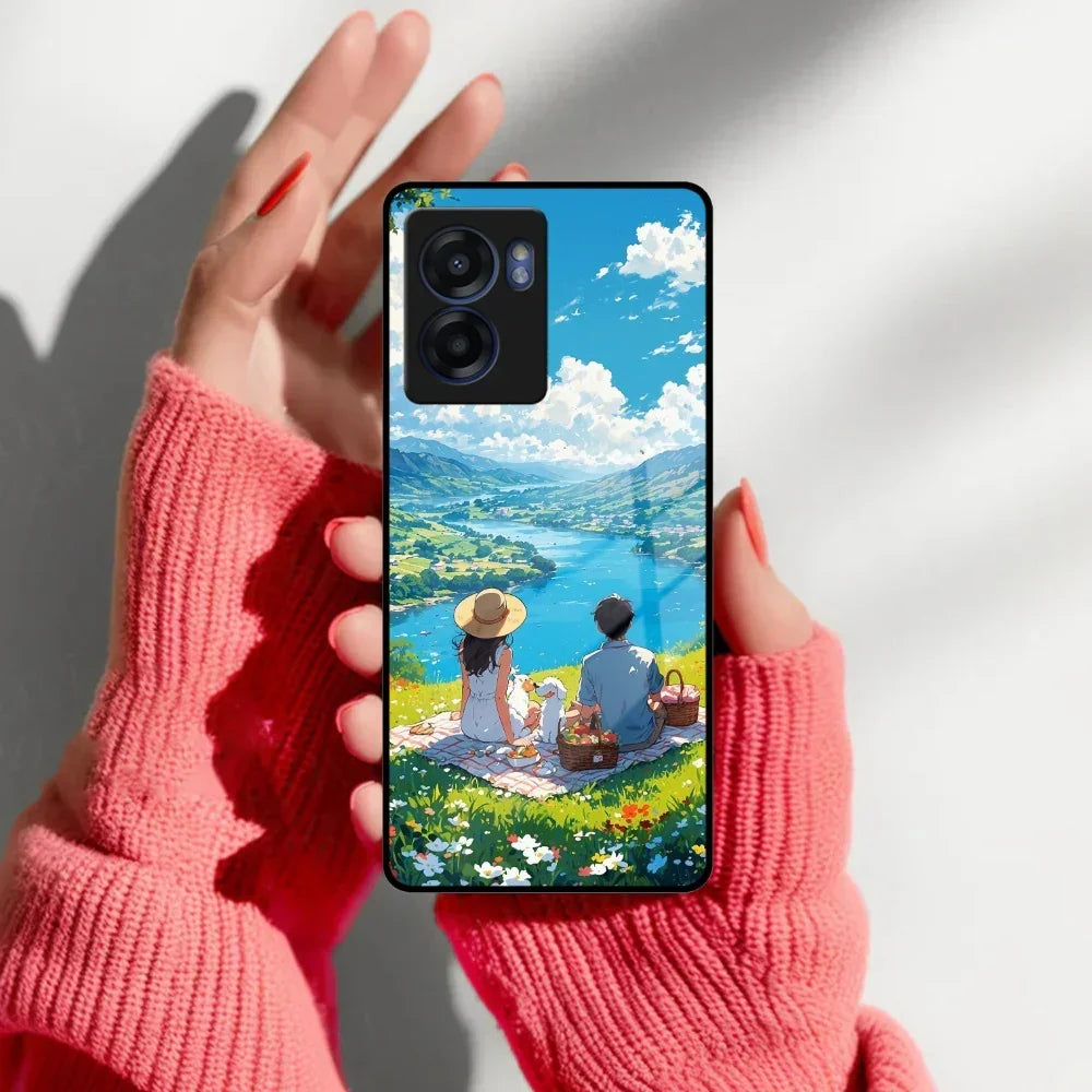 Lakeside Whimsy Glass Case Cover For Realme/Narzo - ShopOnCliQ