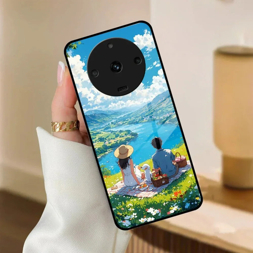 Lakeside Whimsy Glass Case Cover For Realme/Narzo - ShopOnCliQ