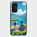 Lakeside Whimsy Glass Case Cover For Redmi 11 Prime 4G