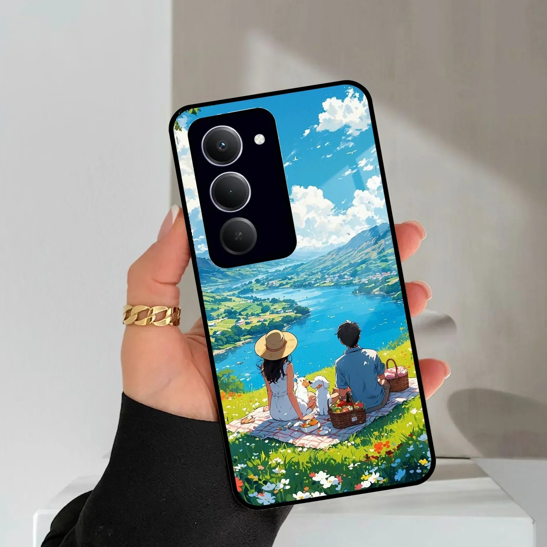 Lakeside Whimsy Glass Case Cover For Redmi/Xiaomi - ShopOnCliQ